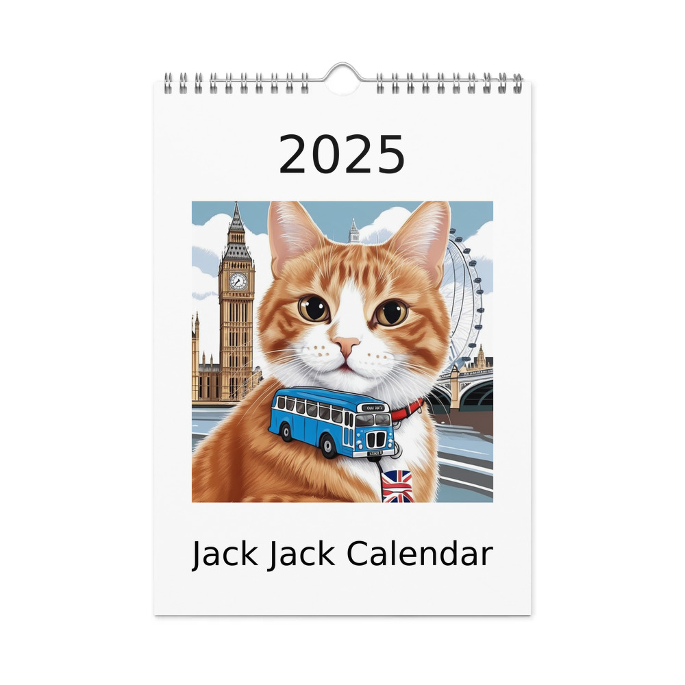 PugMug Custom Jack Jack Wall Calendar (2026)