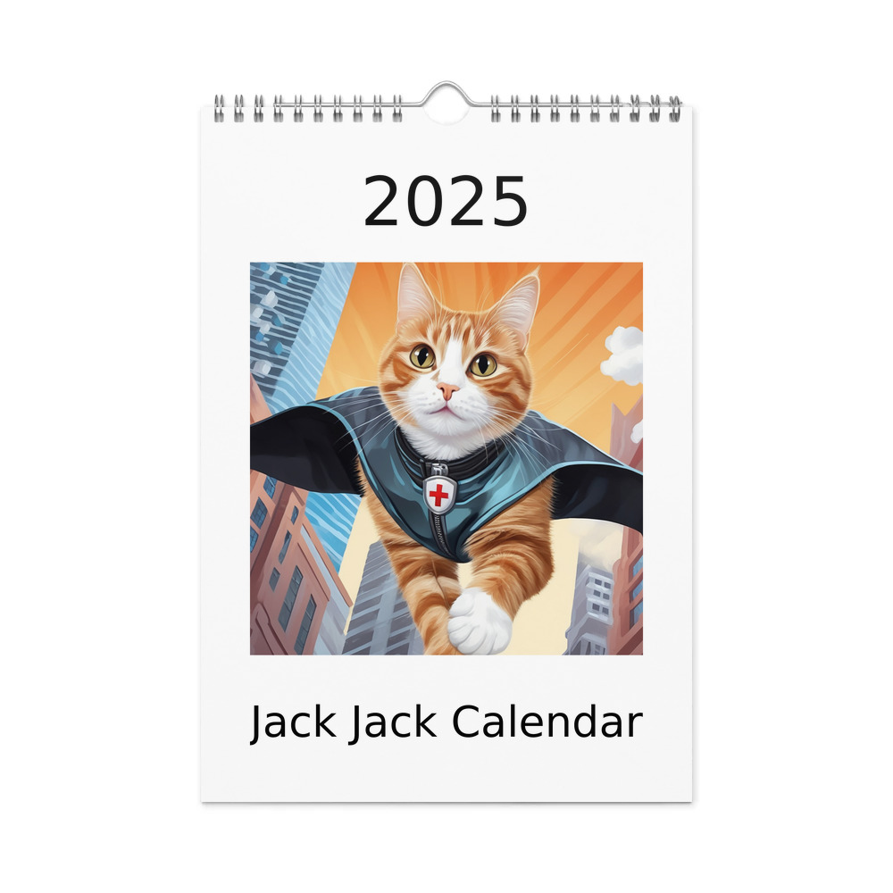 PugMug Custom Jack Jack Wall Calendar (2026)