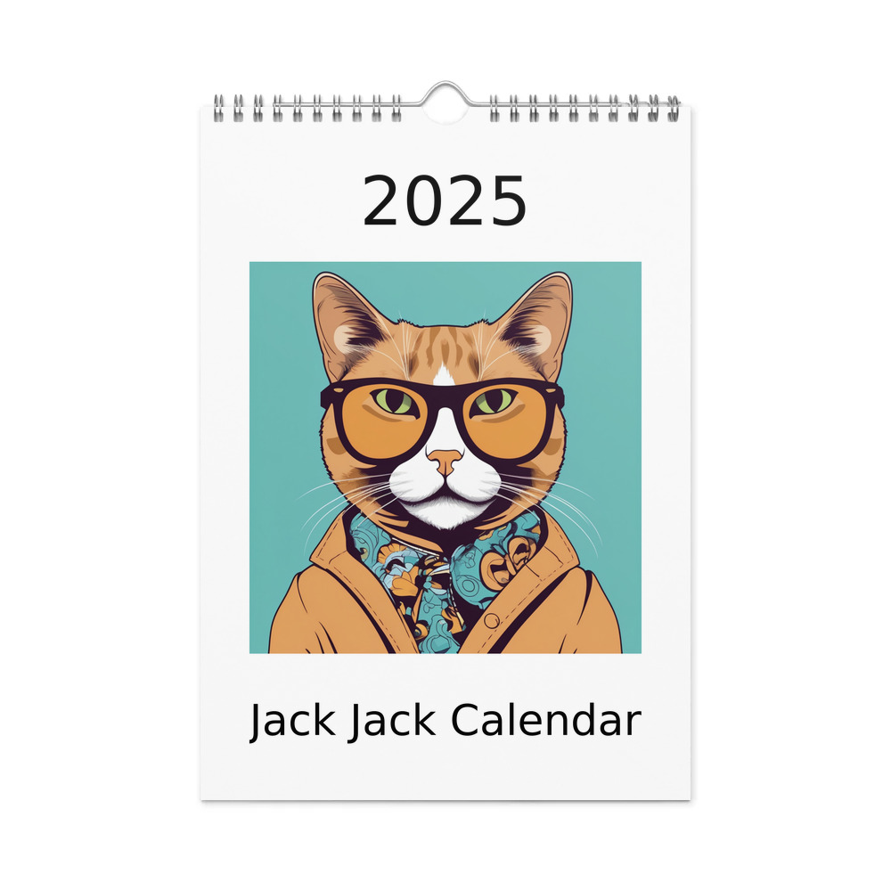 PugMug Custom Jack Jack Wall Calendar (2026)