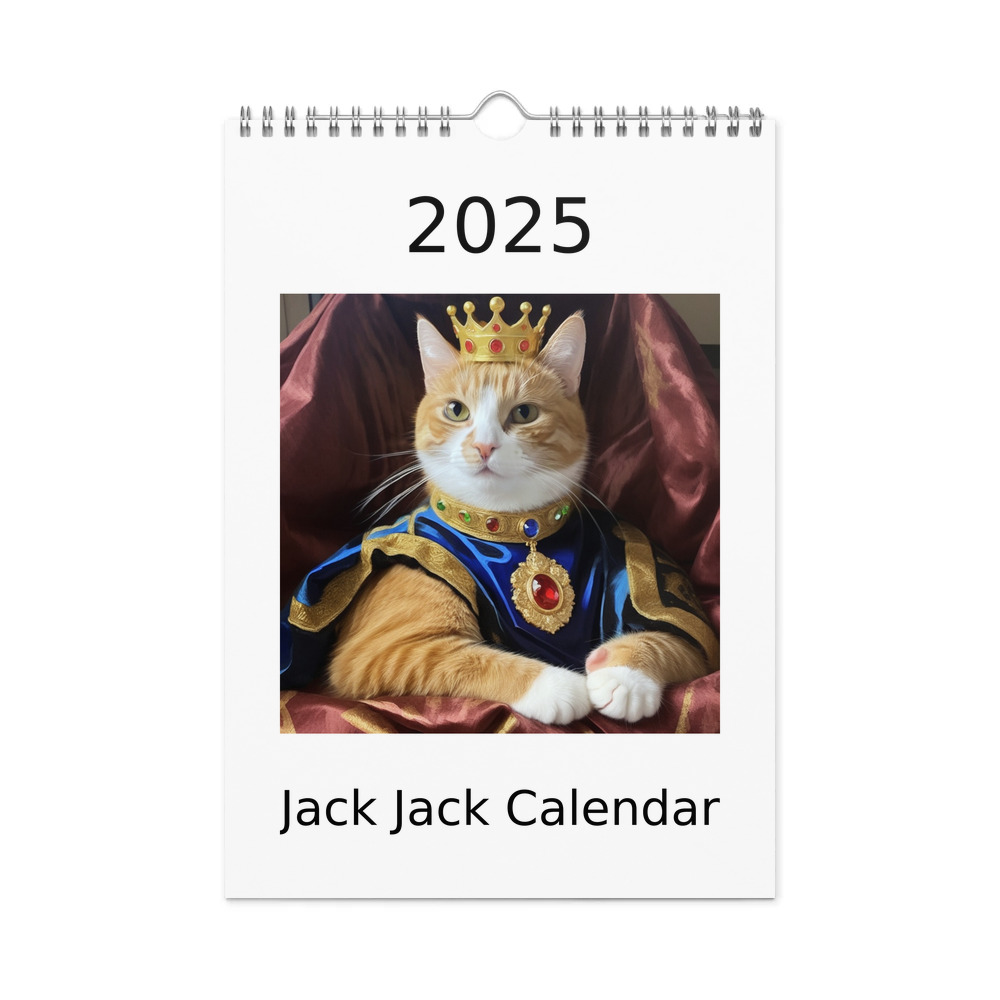 PugMug Custom Jack Jack Wall Calendar (2026)