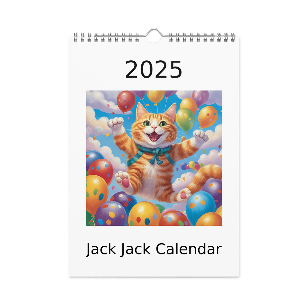 PugMug Custom Jack Jack Wall Calendar (2026)