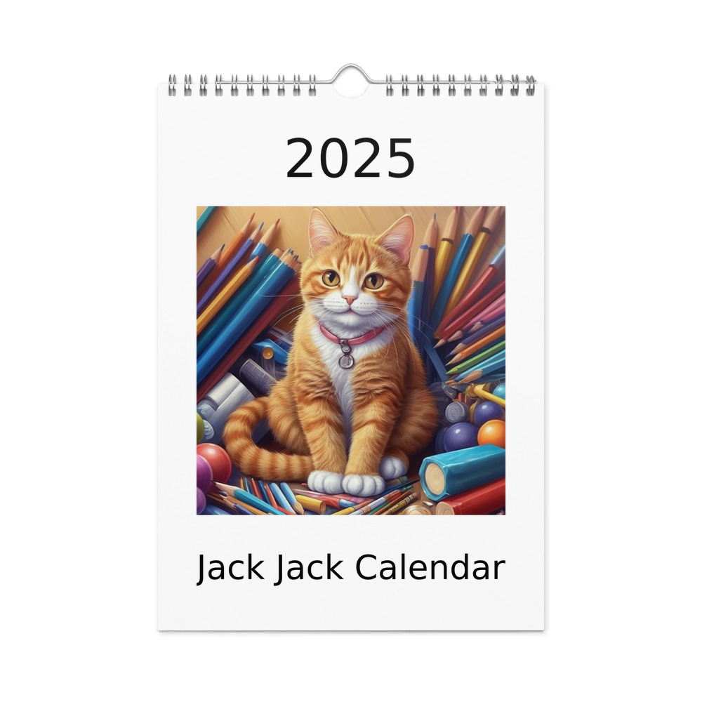 PugMug Custom Jack Jack Wall Calendar (2026)