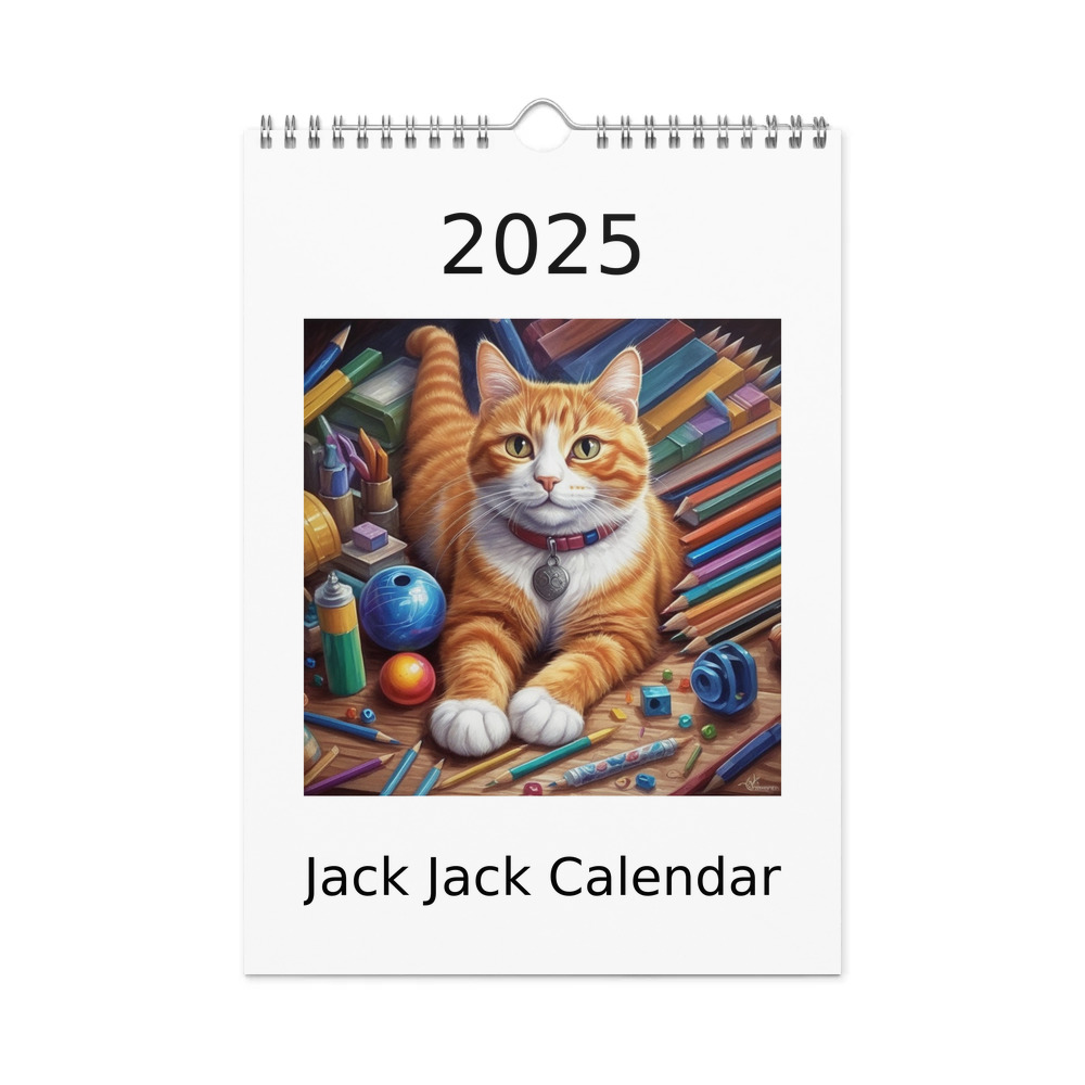 PugMug Custom Jack Jack Wall Calendar (2026)