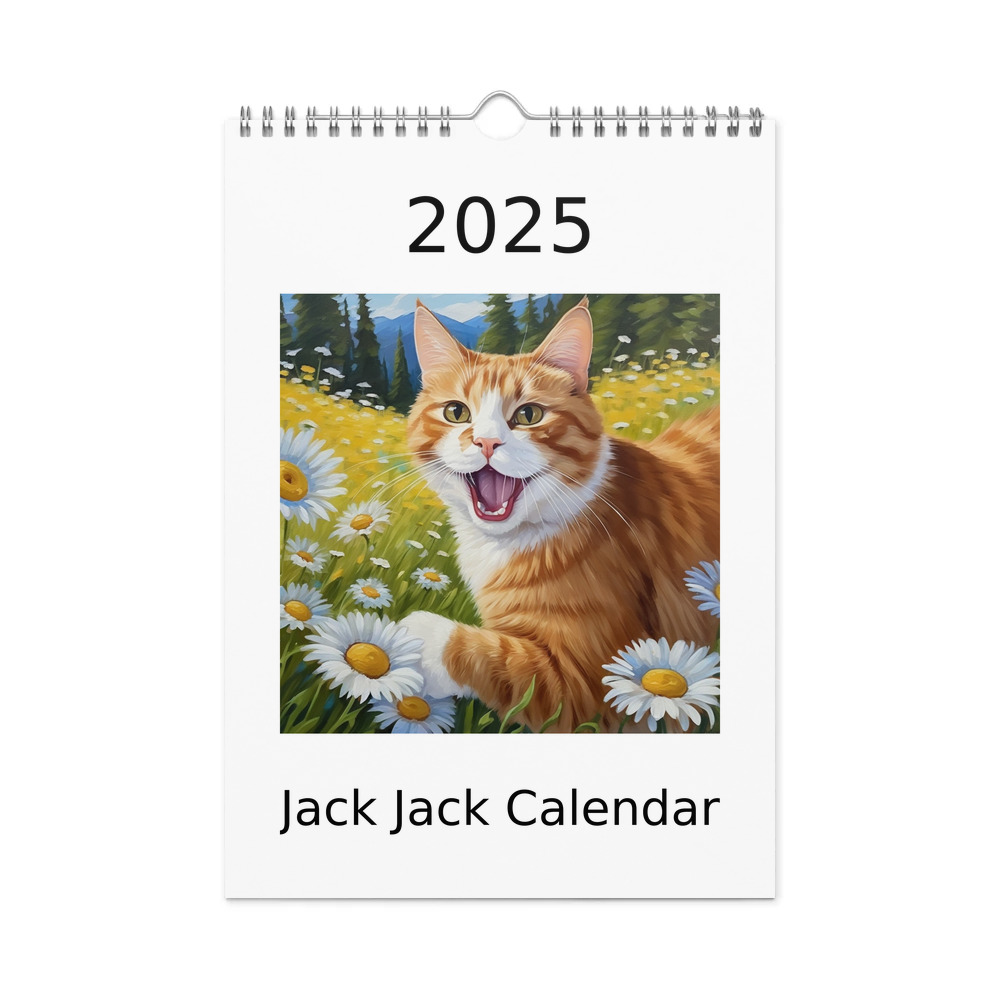 PugMug Custom Jack Jack Wall Calendar (2026)