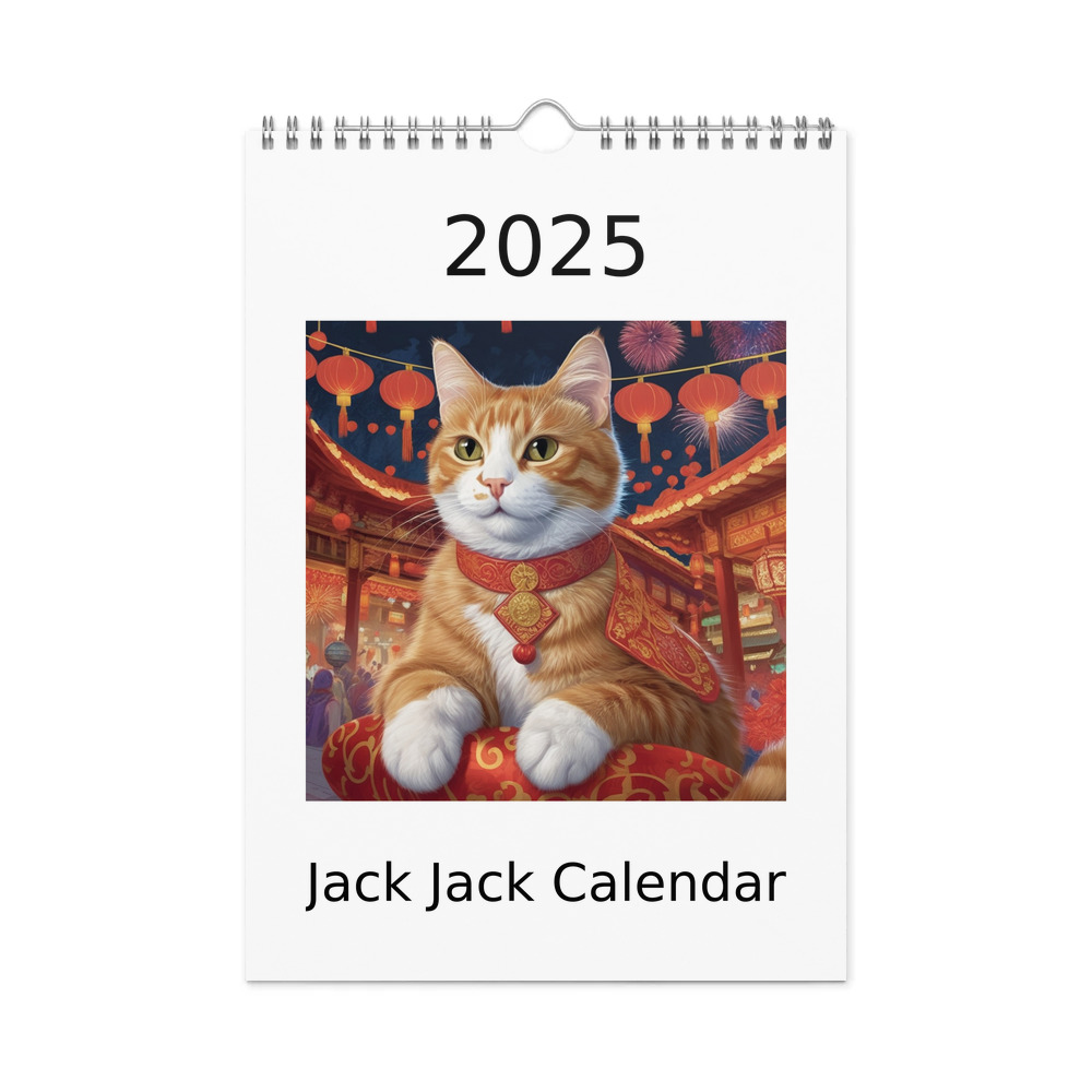 PugMug Custom Jack Jack Wall Calendar (2026)