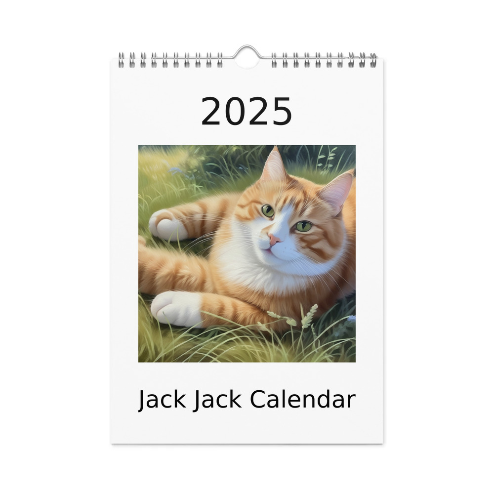 PugMug Custom Jack Jack Wall Calendar (2026)