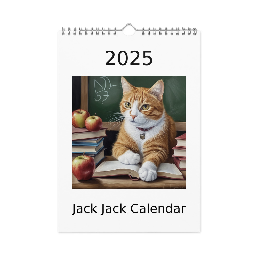 PugMug Custom Jack Jack Wall Calendar (2026)