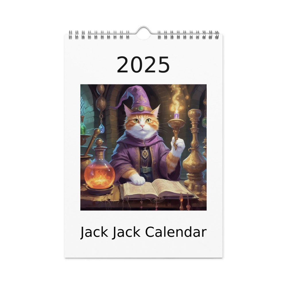 PugMug Custom Jack Jack Wall Calendar (2026)