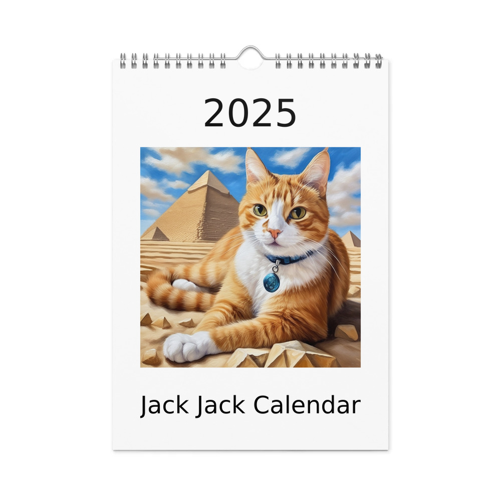 PugMug Custom Jack Jack Wall Calendar (2026)