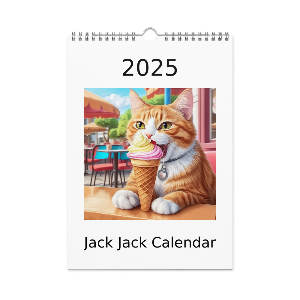 PugMug Custom Jack Jack Wall Calendar (2026)
