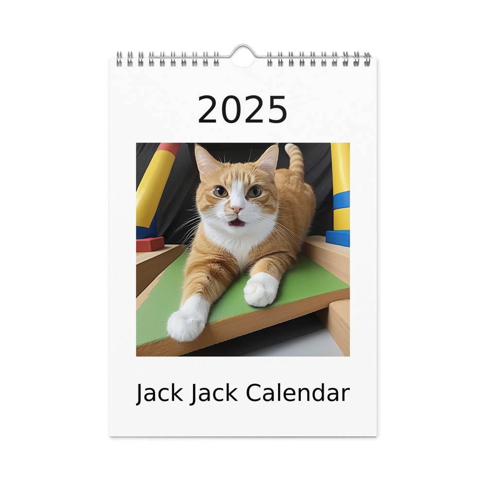 PugMug Custom Jack Jack Wall Calendar (2026)