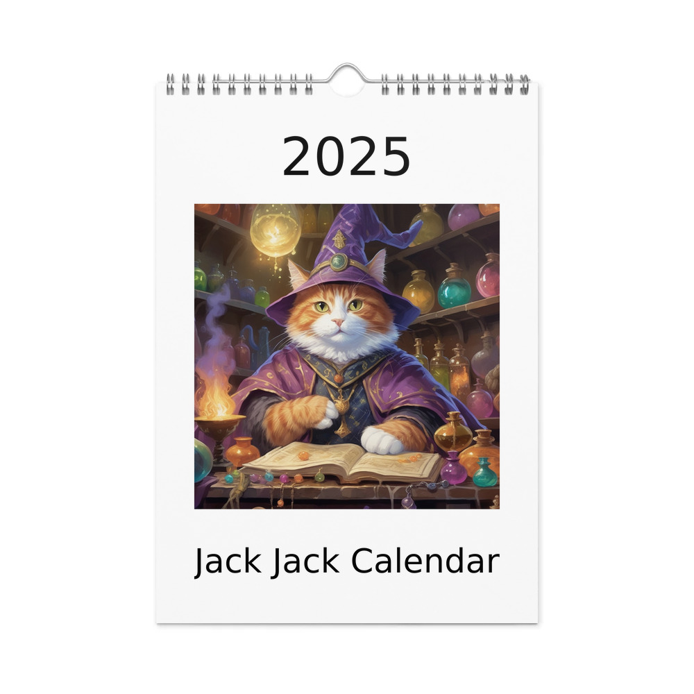 PugMug Custom Jack Jack Wall Calendar (2026)