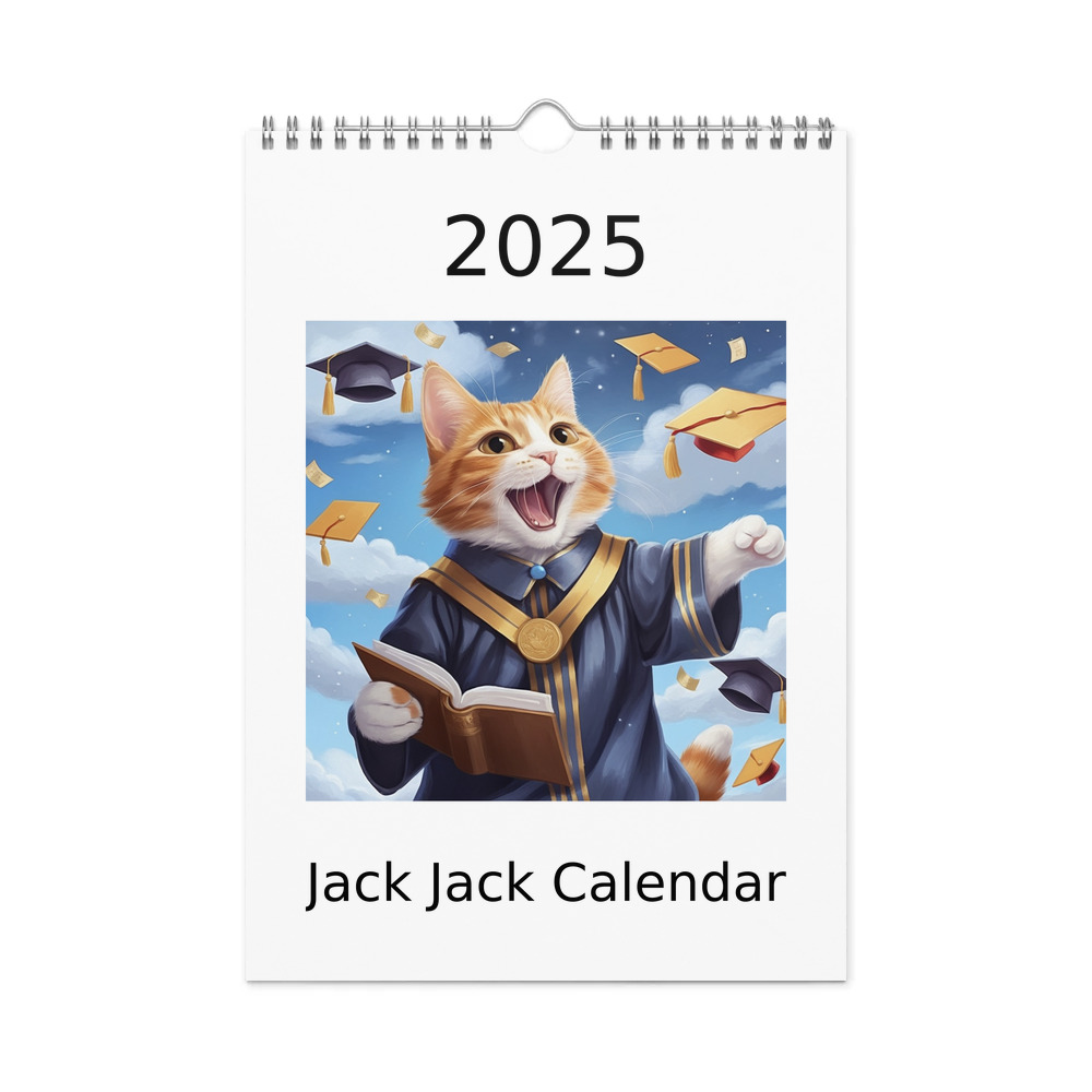 PugMug Custom Jack Jack Wall Calendar (2026)