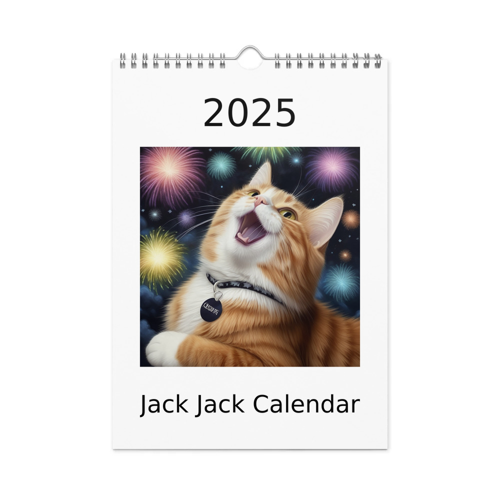 PugMug Custom Jack Jack Wall Calendar (2026)