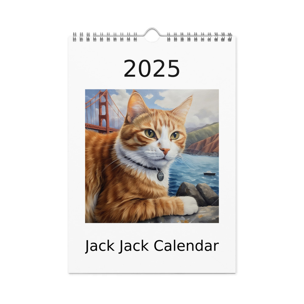 PugMug Custom Jack Jack Wall Calendar (2026)