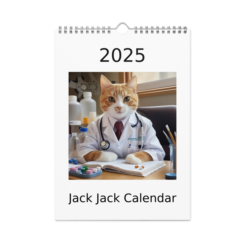 PugMug Custom Jack Jack Wall Calendar (2026)