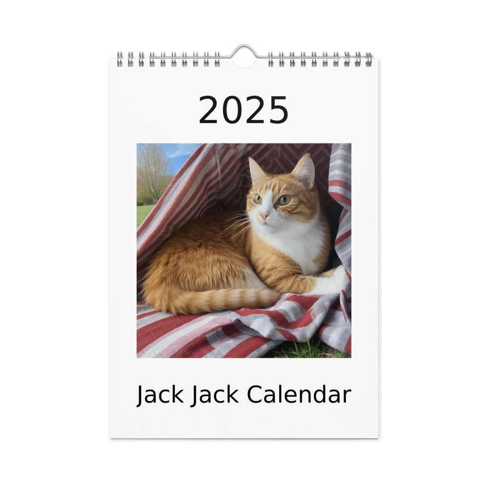 PugMug Custom Jack Jack Wall Calendar (2026)