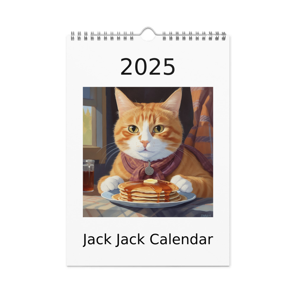 PugMug Custom Jack Jack Wall Calendar (2026)