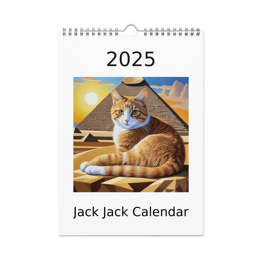 PugMug Custom Jack Jack Wall Calendar (2026)