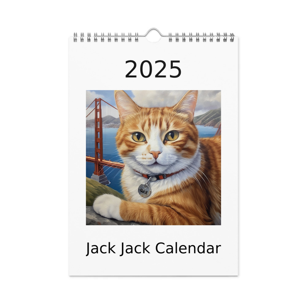 PugMug Custom Jack Jack Wall Calendar (2026)