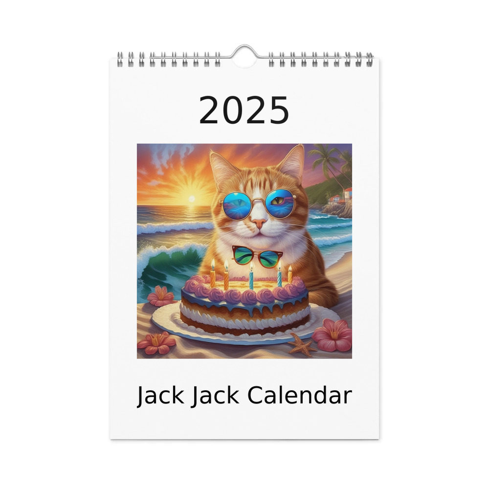 PugMug Custom Jack Jack Wall Calendar (2026)