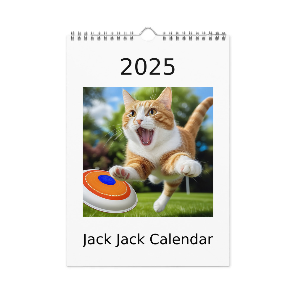 PugMug Custom Jack Jack Wall Calendar (2026)