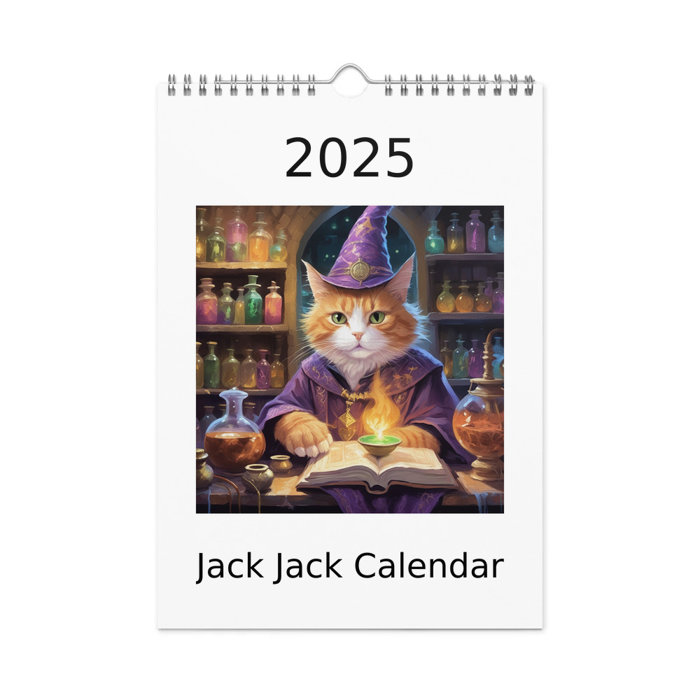 PugMug Custom Jack Jack Wall Calendar (2026)