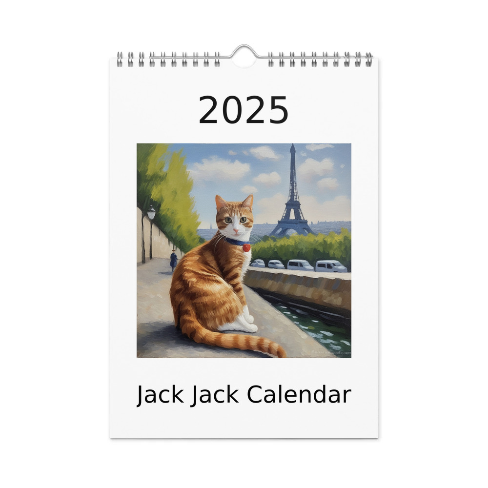 PugMug Custom Jack Jack Wall Calendar (2026)
