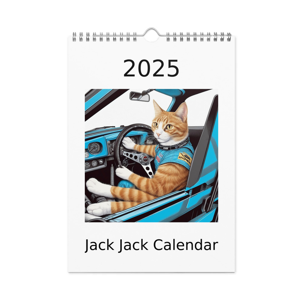 PugMug Custom Jack Jack Wall Calendar (2026)