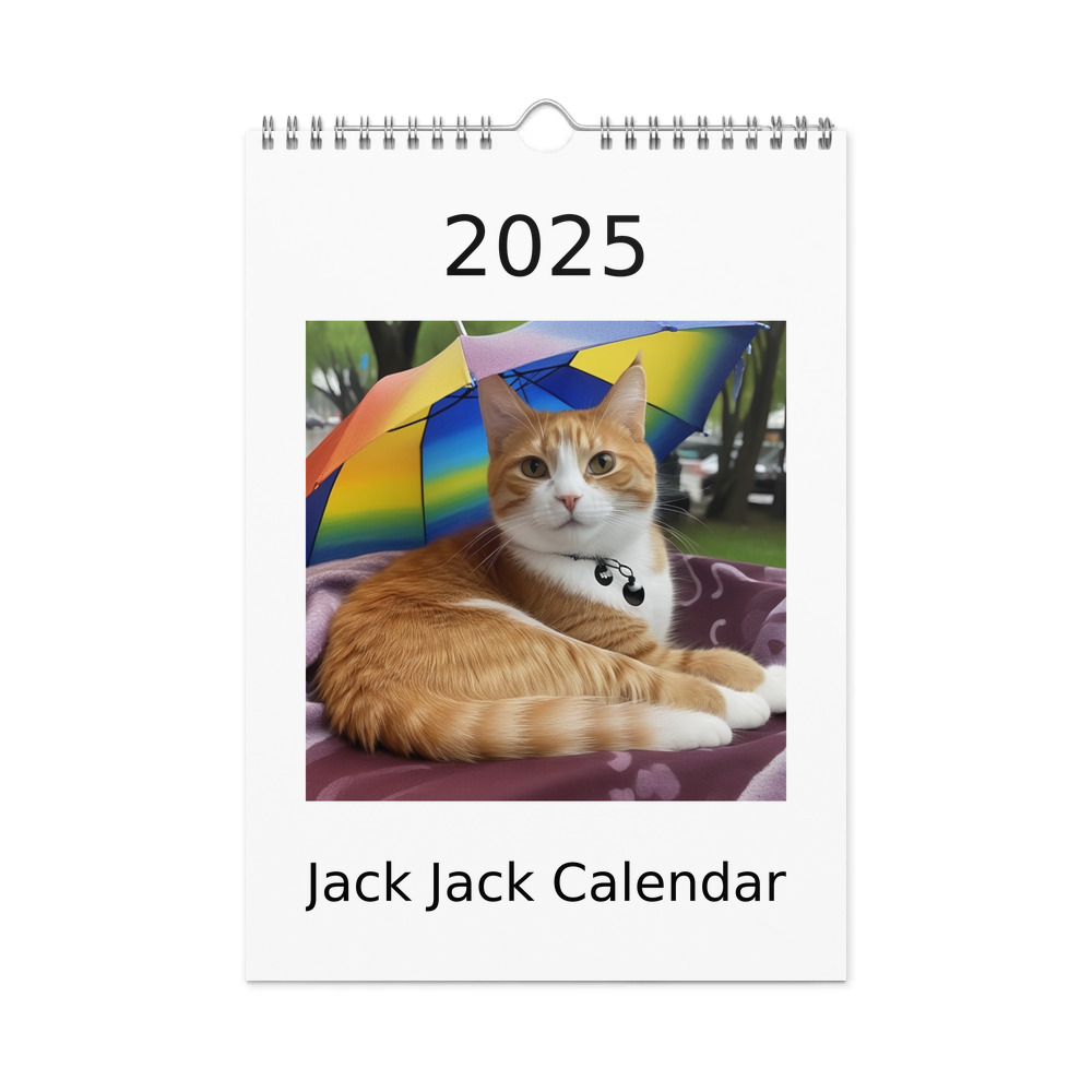 PugMug Custom Jack Jack Wall Calendar (2026)