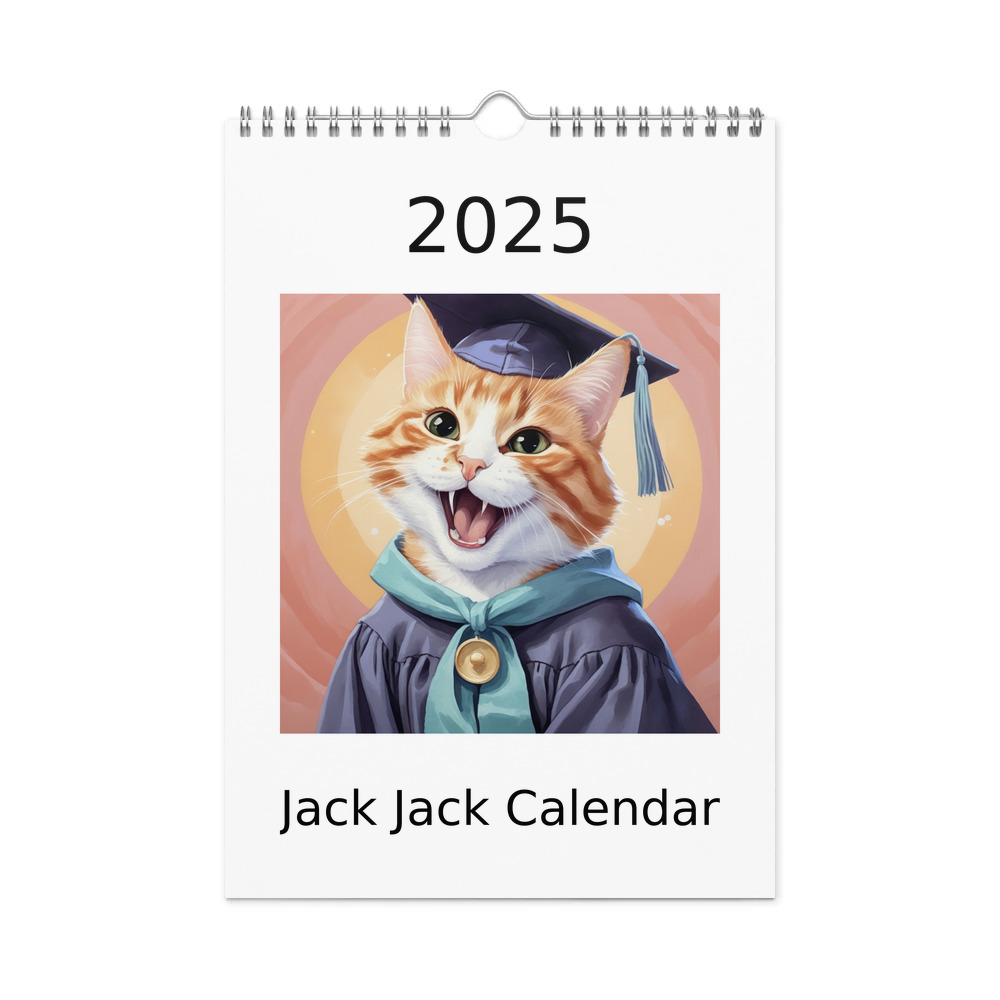 PugMug Custom Jack Jack Wall Calendar (2026)