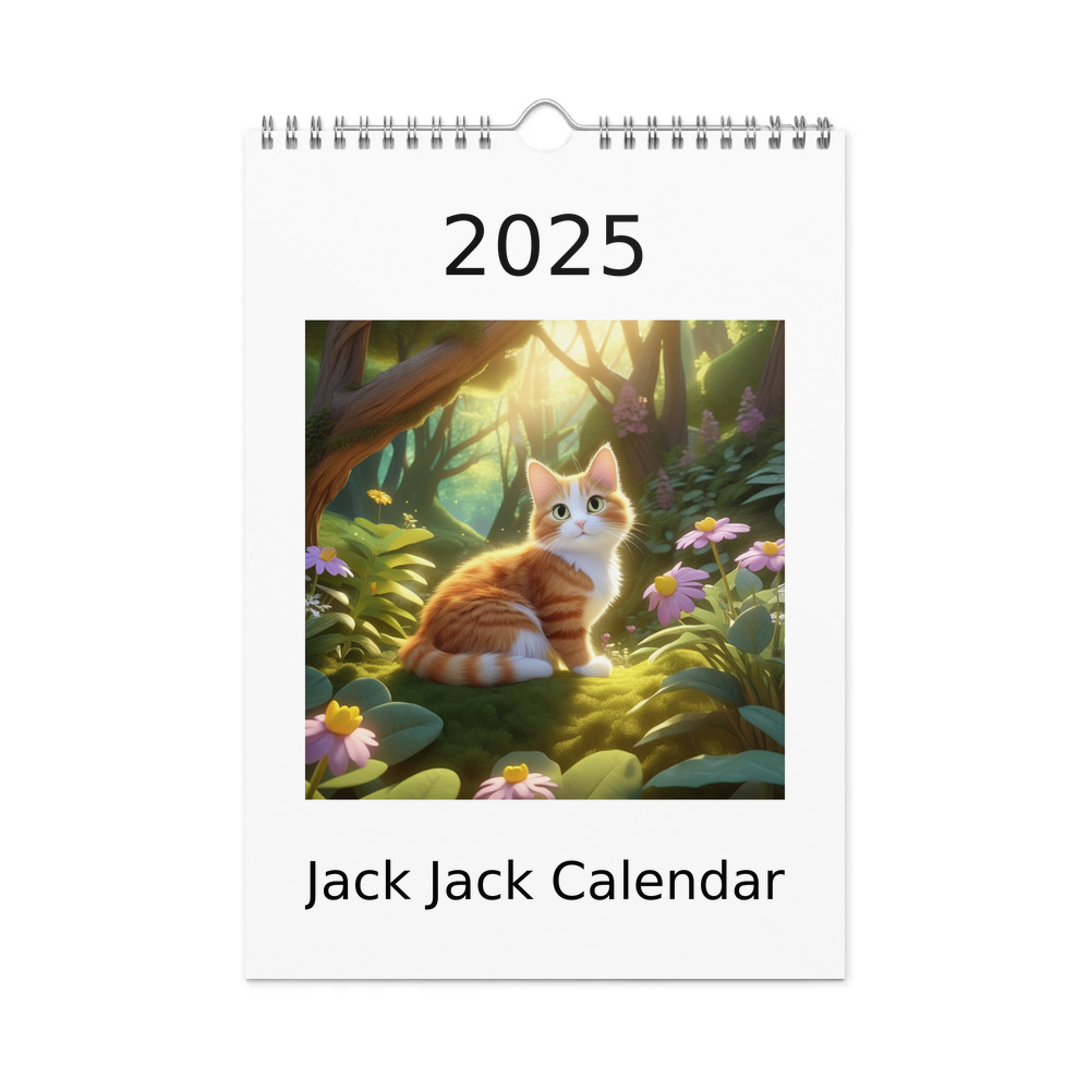 PugMug Custom Jack Jack Wall Calendar (2026)