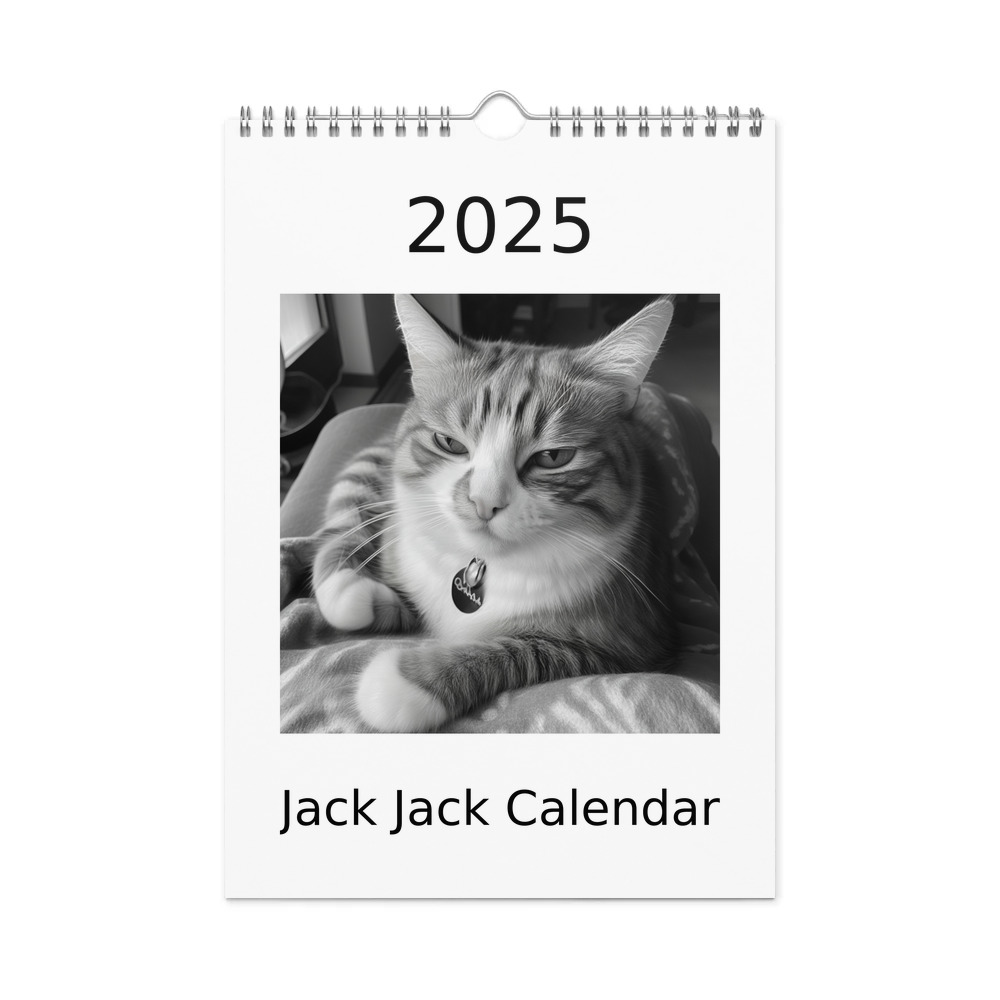 PugMug Custom Jack Jack Wall Calendar (2026)