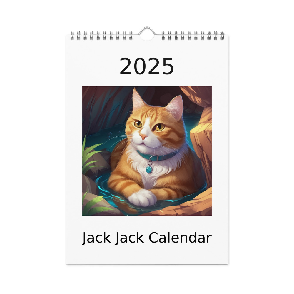 PugMug Custom Jack Jack Wall Calendar (2026)