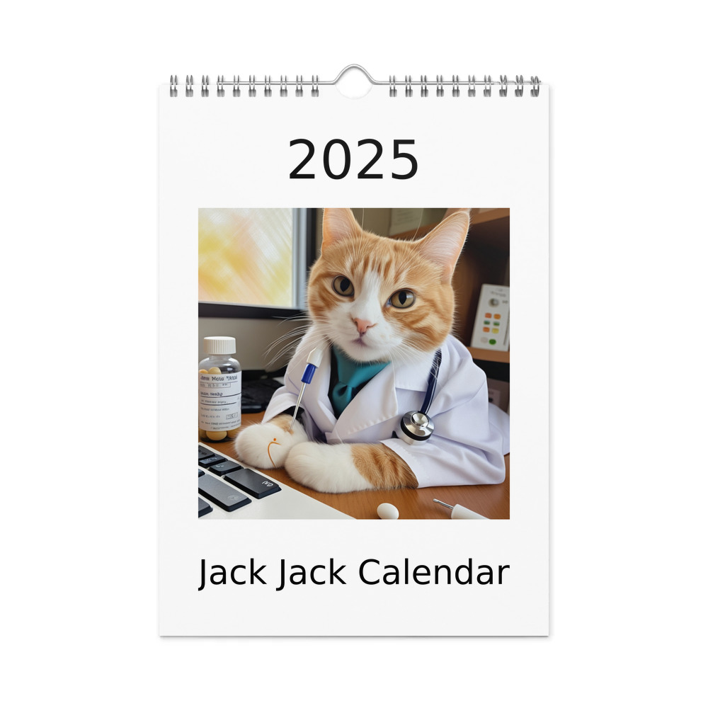 PugMug Custom Jack Jack Wall Calendar (2026)