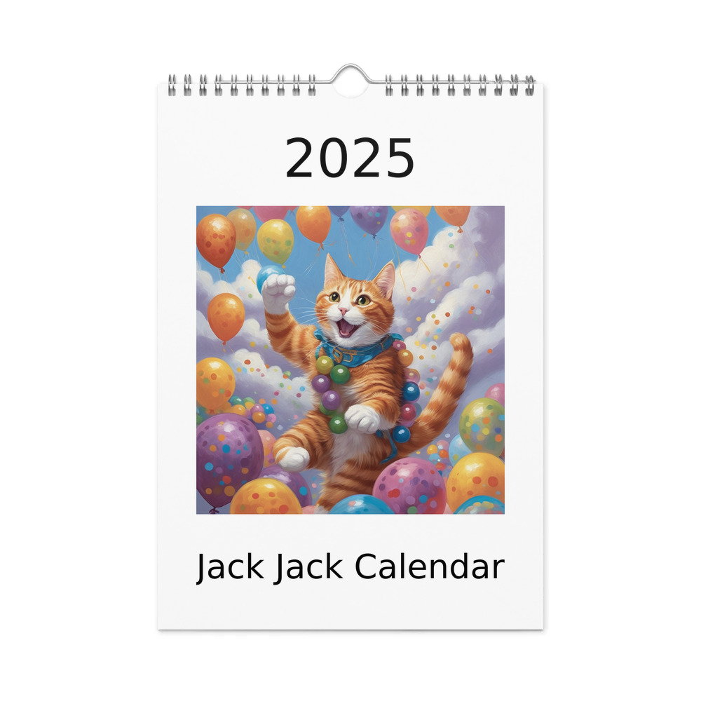PugMug Custom Jack Jack Wall Calendar (2026)