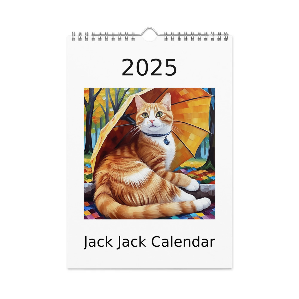 PugMug Custom Jack Jack Wall Calendar (2026)