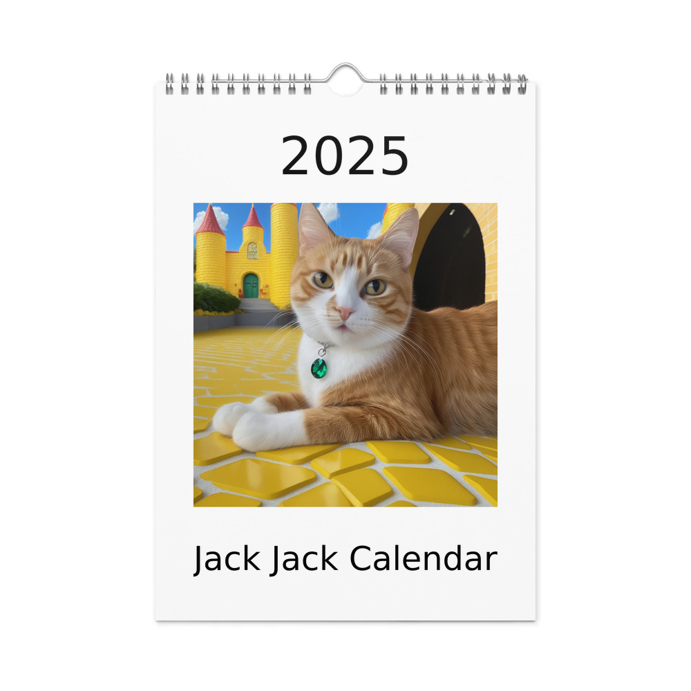 PugMug Custom Jack Jack Wall Calendar (2026)