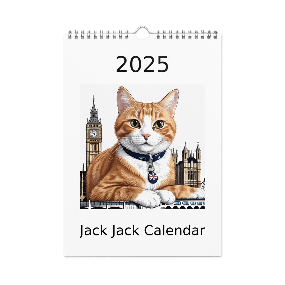 PugMug Custom Jack Jack Wall Calendar (2026)