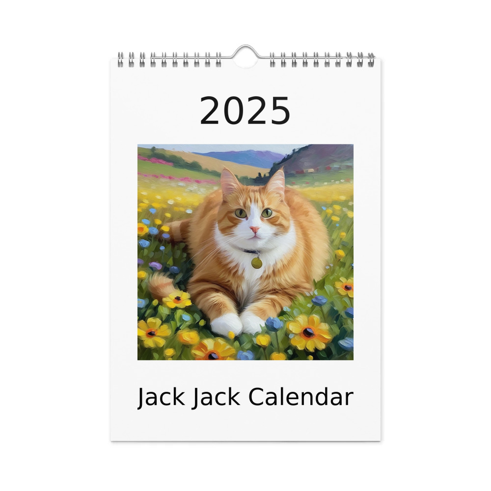 PugMug Custom Jack Jack Wall Calendar (2026)