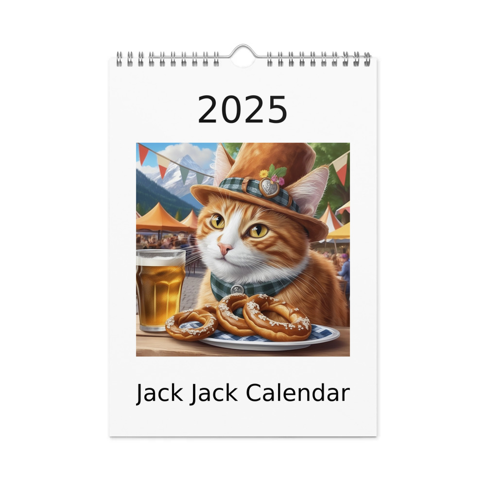 PugMug Custom Jack Jack Wall Calendar (2026)