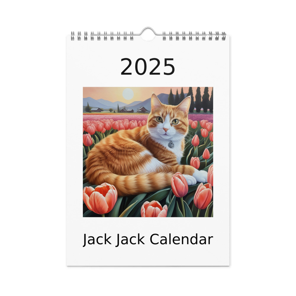 PugMug Custom Jack Jack Wall Calendar (2026)