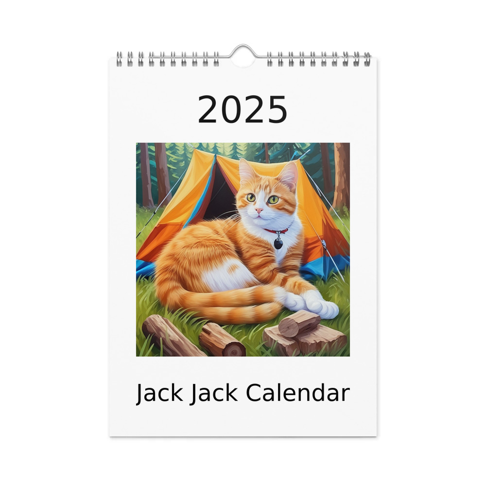 PugMug Custom Jack Jack Wall Calendar (2026)