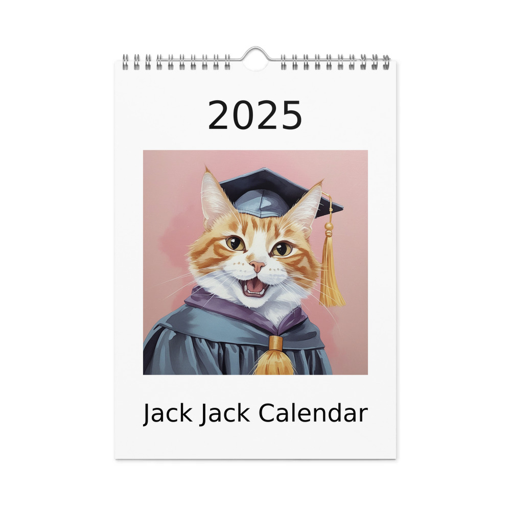 PugMug Custom Jack Jack Wall Calendar (2026)