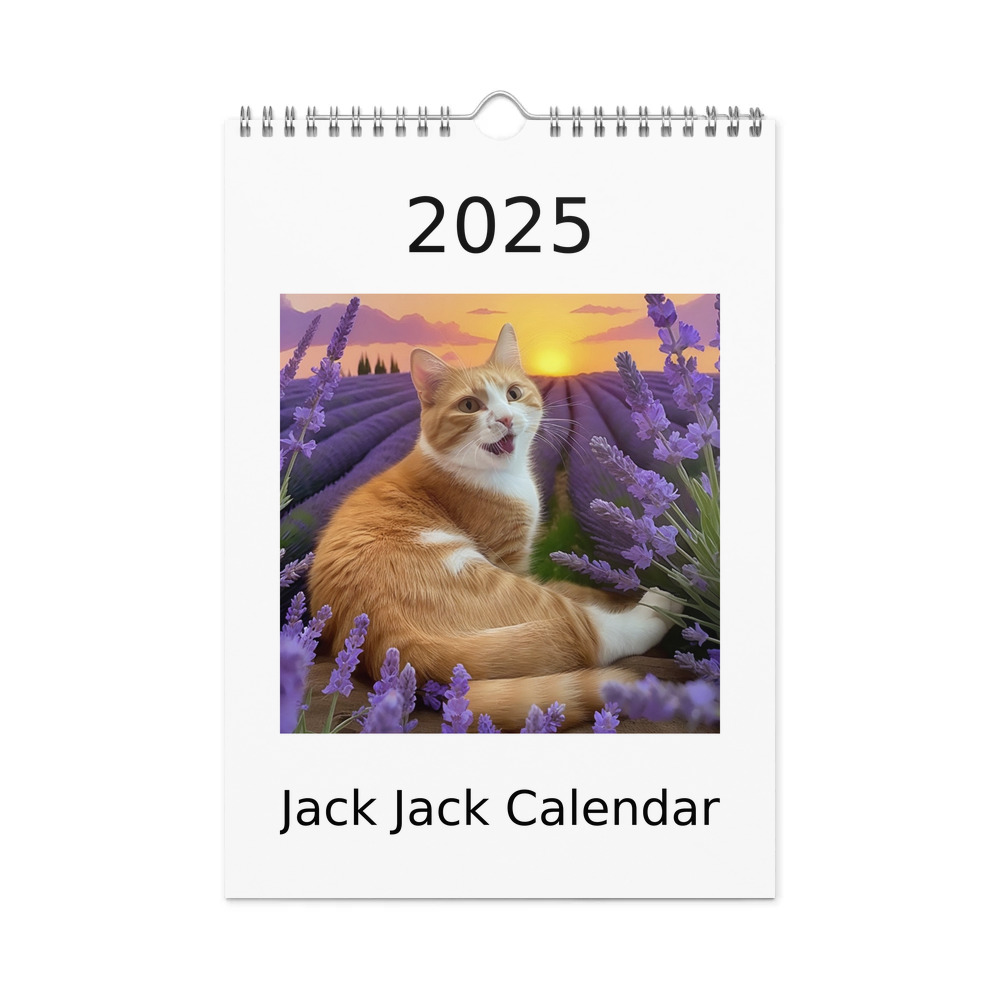 PugMug Custom Jack Jack Wall Calendar (2026)