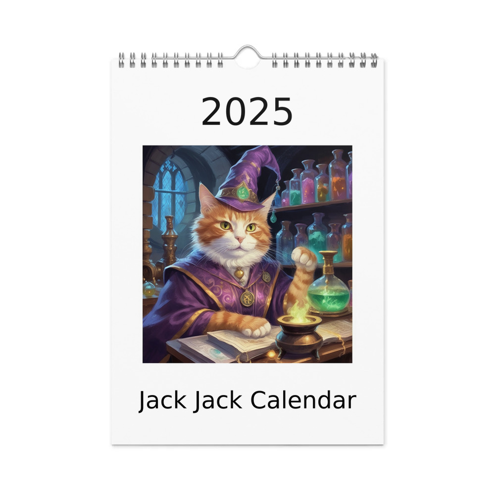 PugMug Custom Jack Jack Wall Calendar (2026)