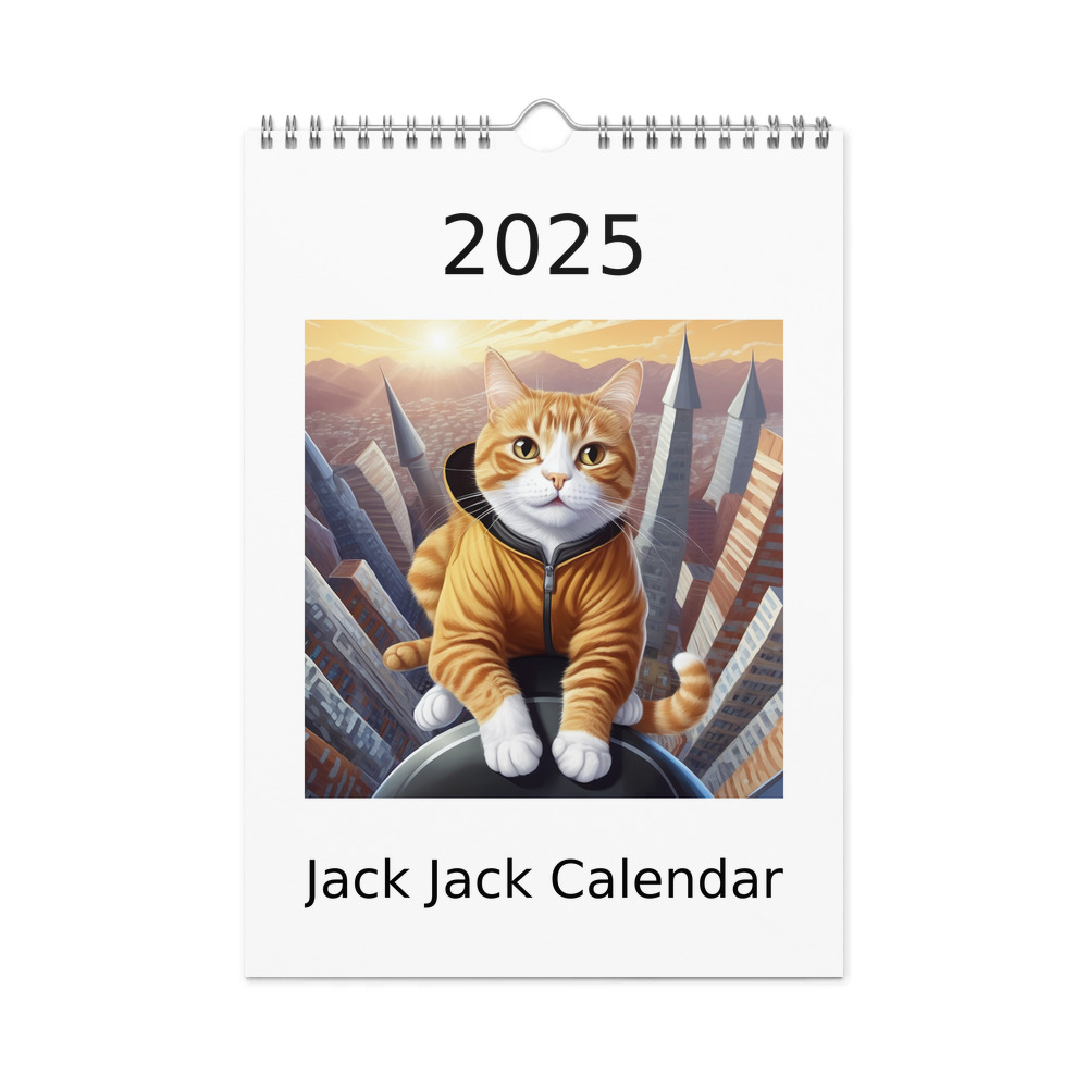 PugMug Custom Jack Jack Wall Calendar (2026)