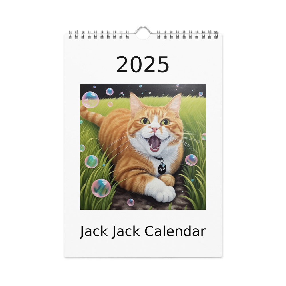 PugMug Custom Jack Jack Wall Calendar (2026)