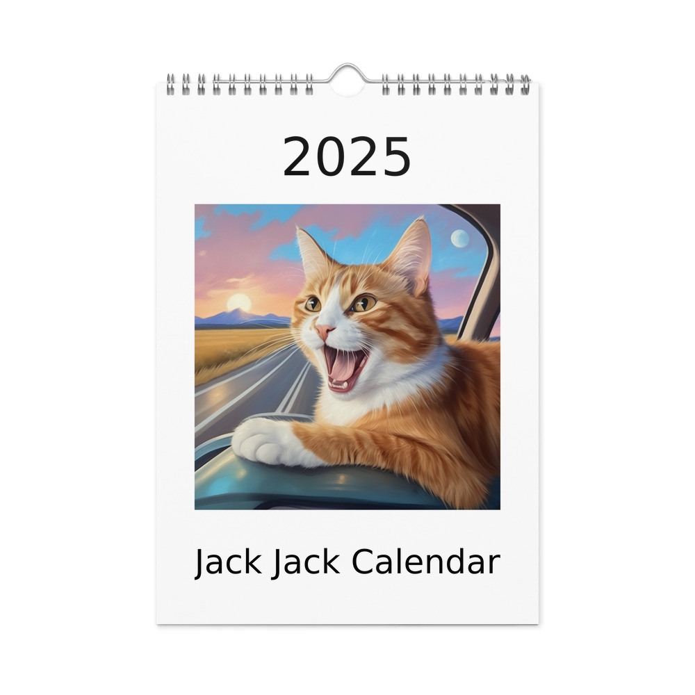 PugMug Custom Jack Jack Wall Calendar (2026)