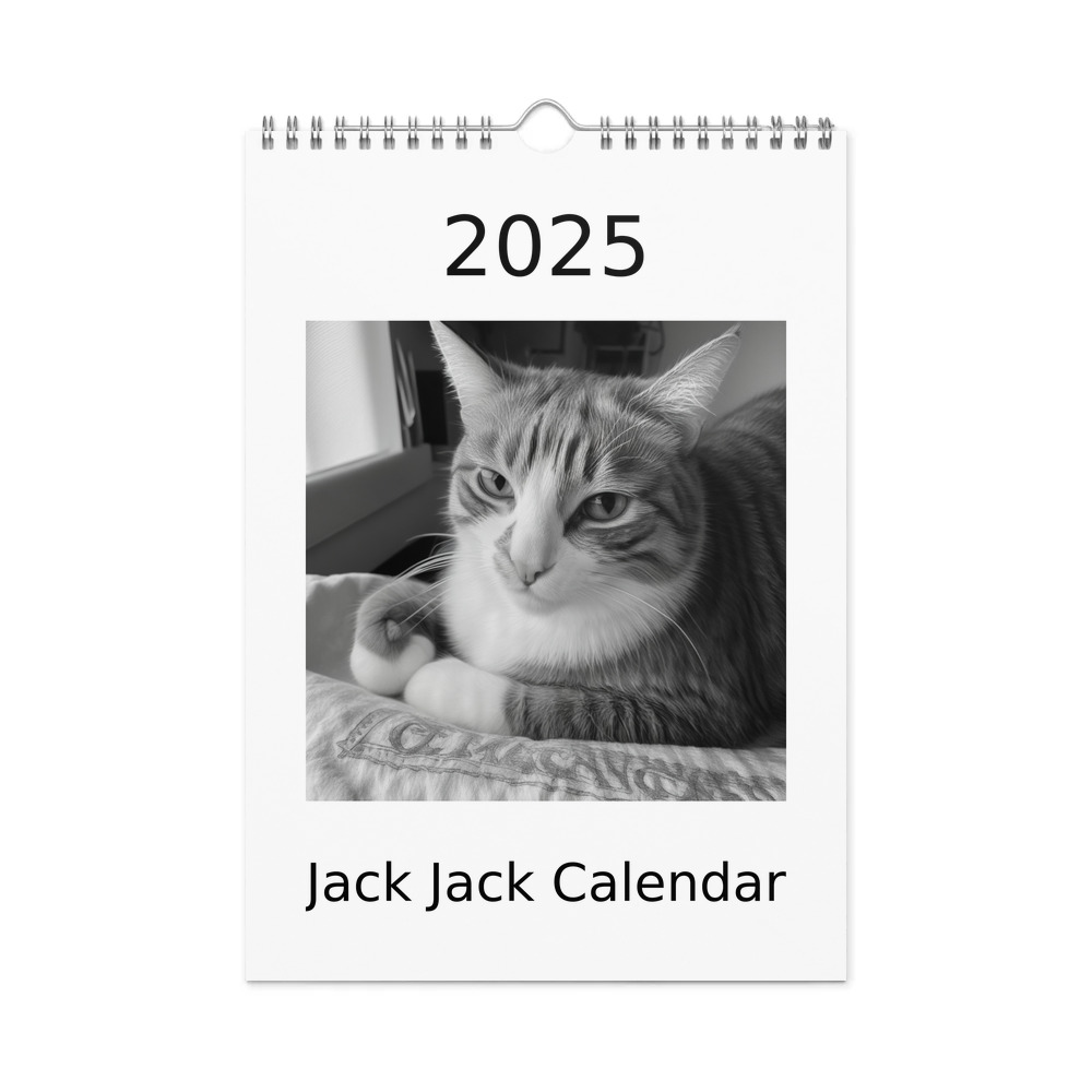 PugMug Custom Jack Jack Wall Calendar (2026)